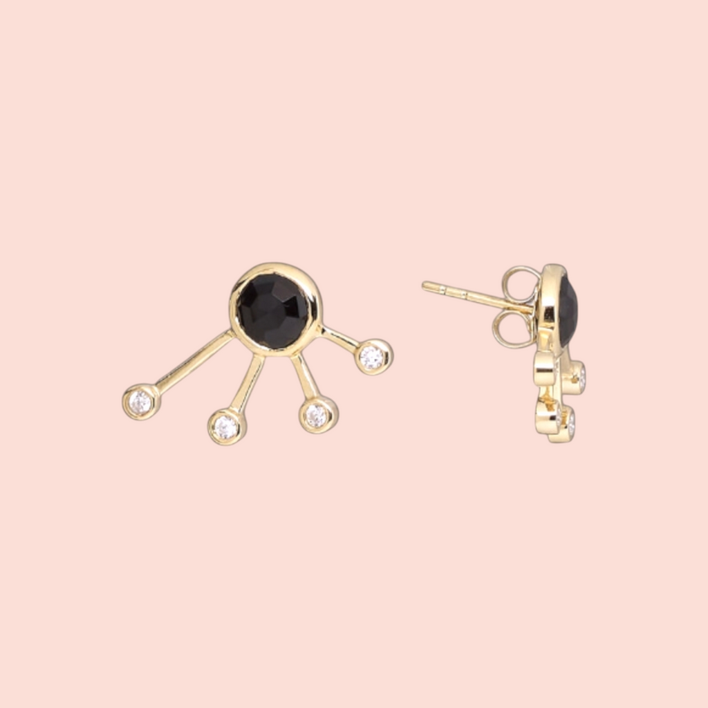 NYE Statement Art Deco Studs